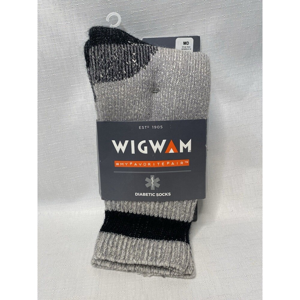 NEW Wigwam Thermal Wool Diabetic Socks - Medium - USA Men 5-9.5 / Women 6-10